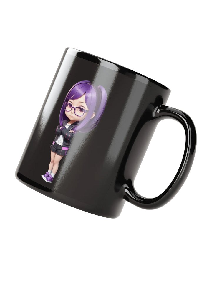 (PURPLE CHIBI) K Black Mug product image (2)