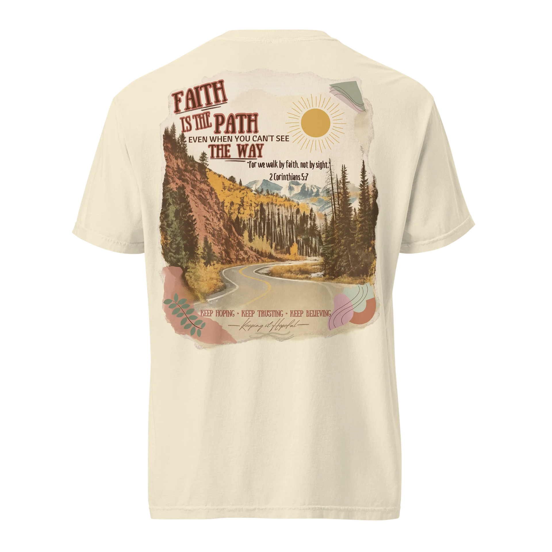 Faith Is the Path | Premium Garment-Dyed Tee product image (1)