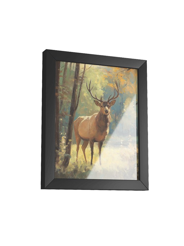 Majestic Deer Forest Matte Poster product image (24)
