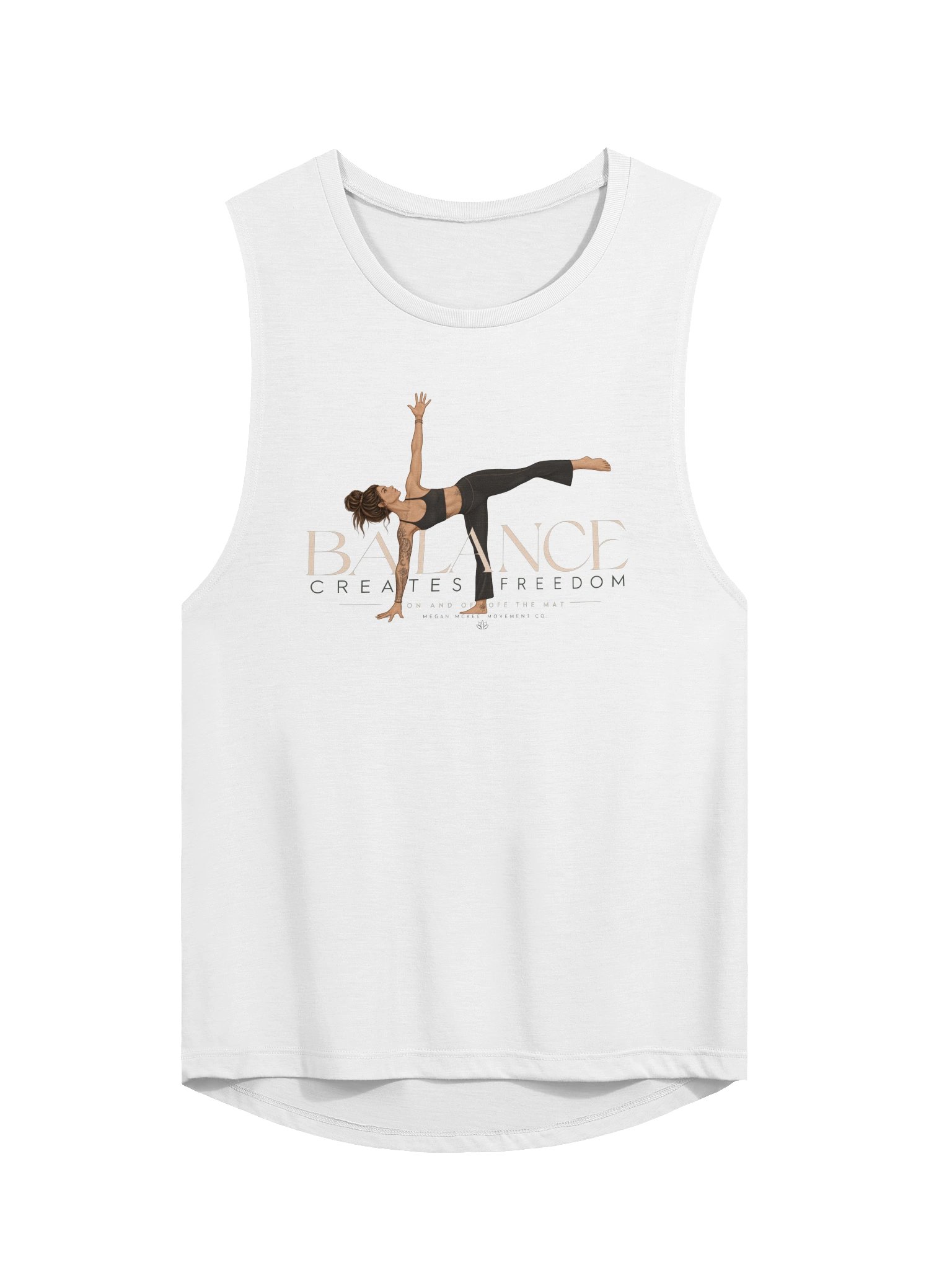 Half Moon Flowy Muscle Tank product image (1)