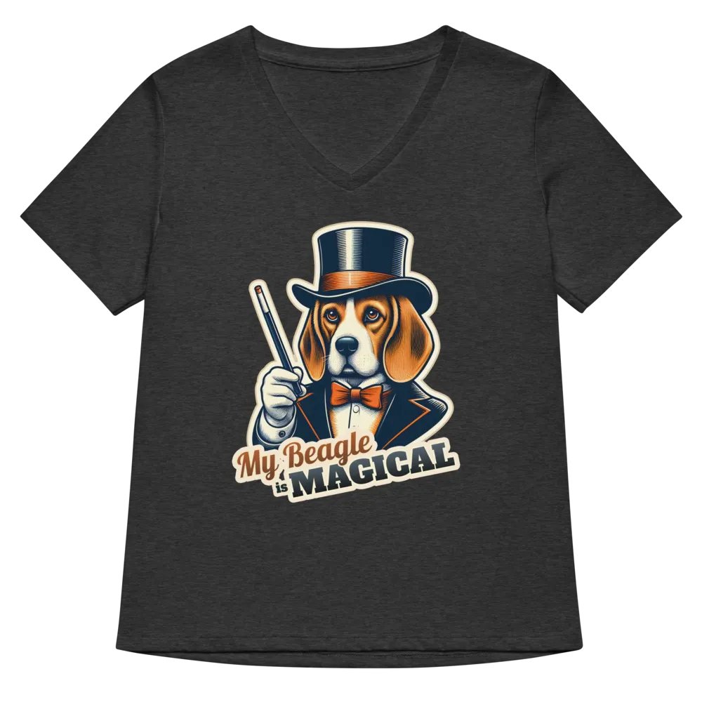 Magician Beagle - V-neck product image (31)