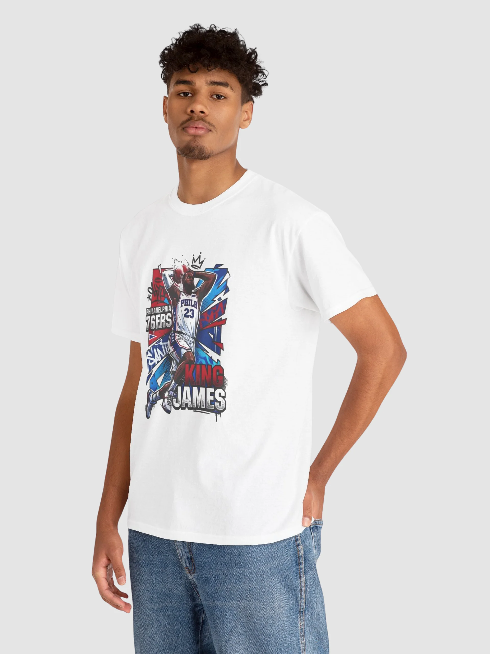 "King James" Philadelphia 76ers Shirt product image (3)