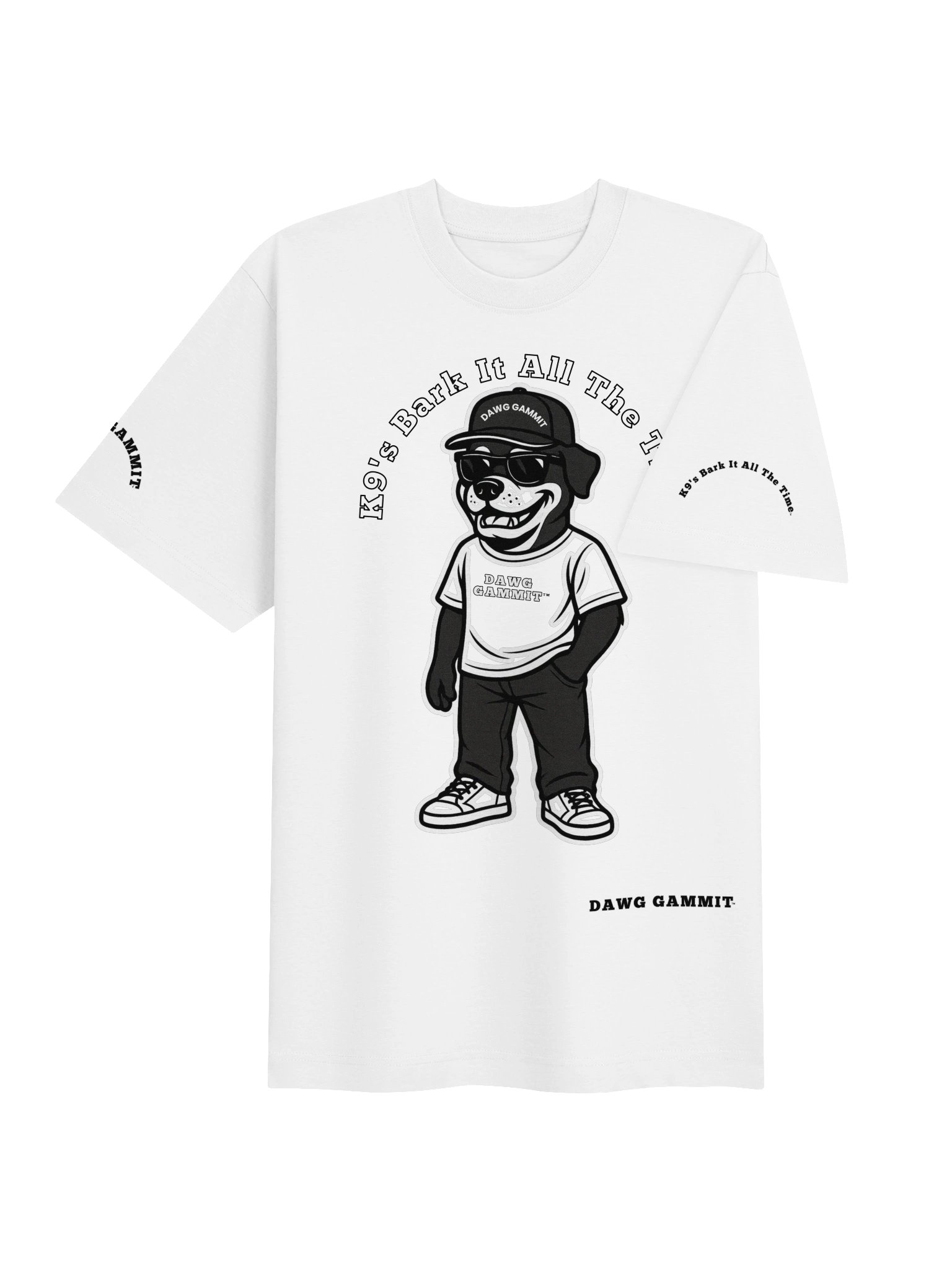 DAWG GAMMIT Rottweiler Dawg Heavy T-shirt product image (4)