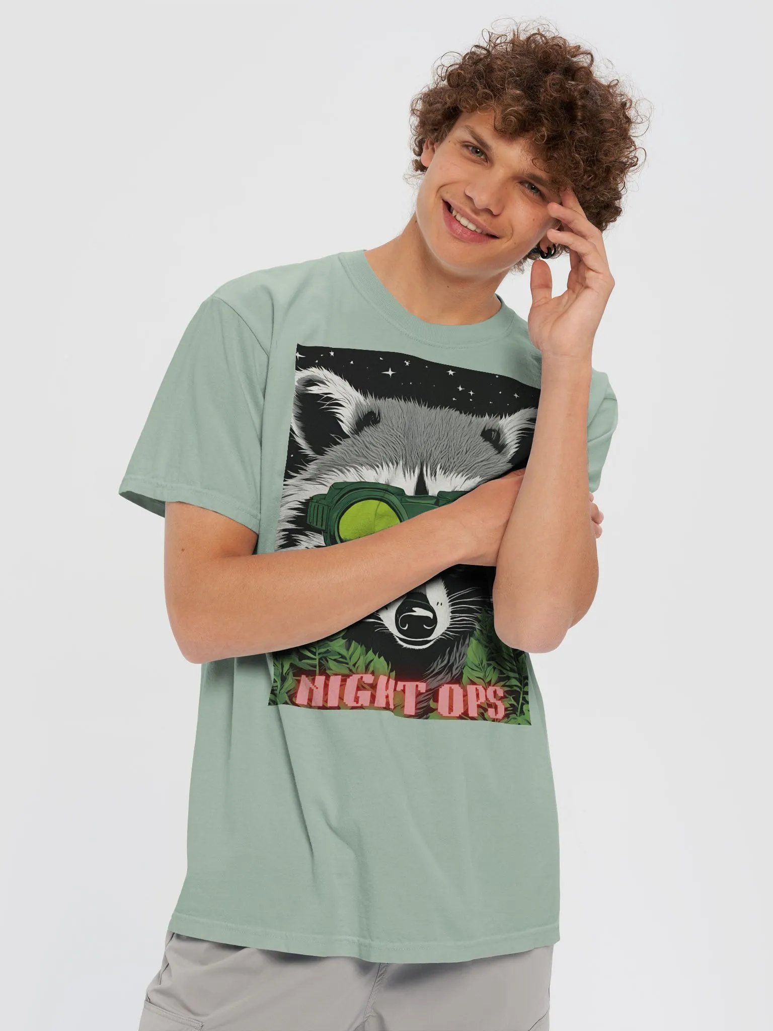 Night Ops Raccoon T-Shirt product image (5)