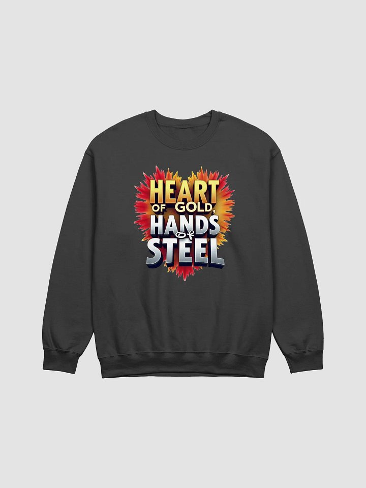 Heart of Gold, Hands of Steel Crewneck Sweatshirt product image (3)