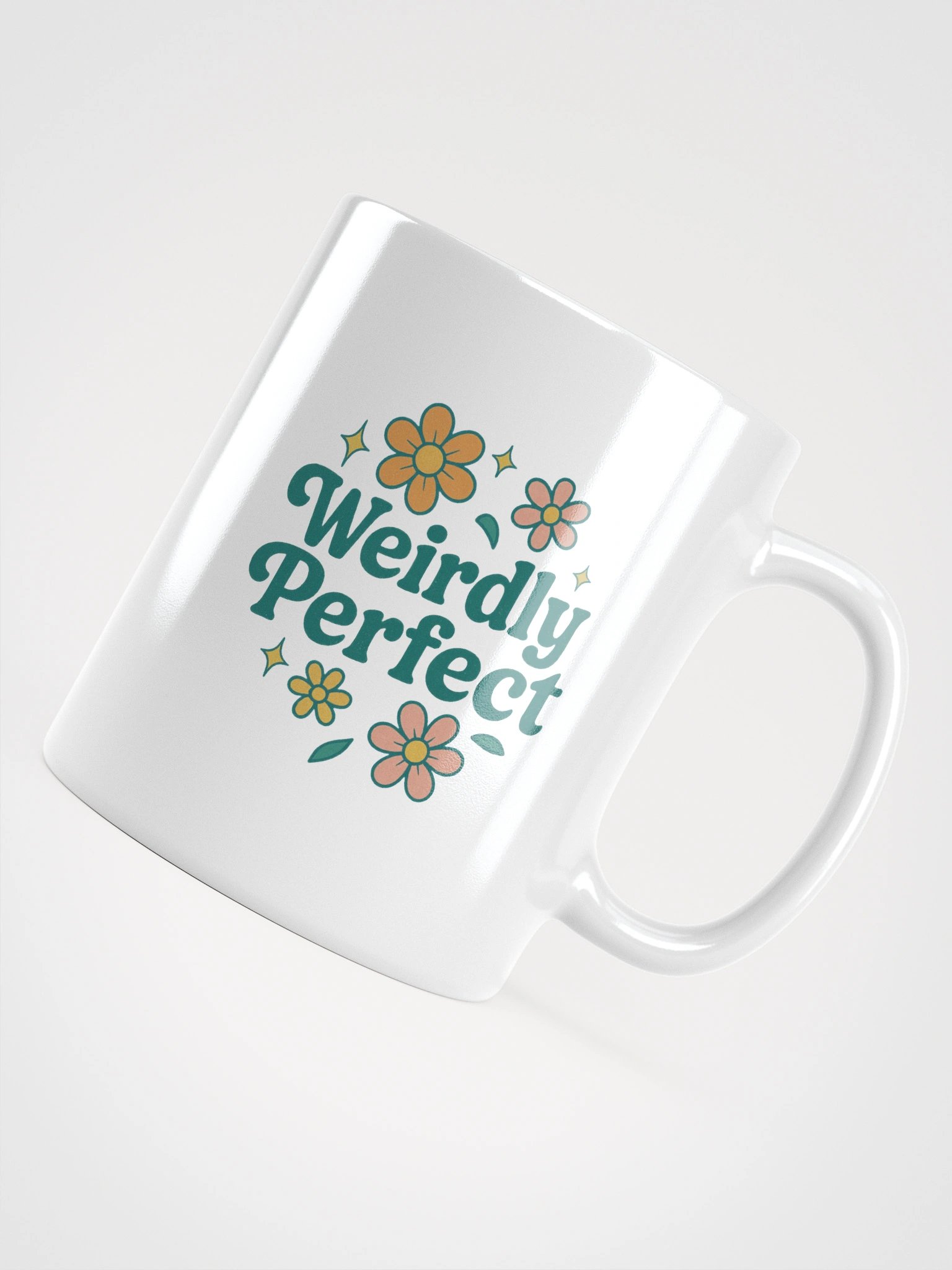 Weirdly Perfect White Glossy Mug product image (11)