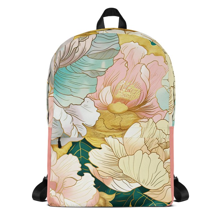 floral backpack product image (2)