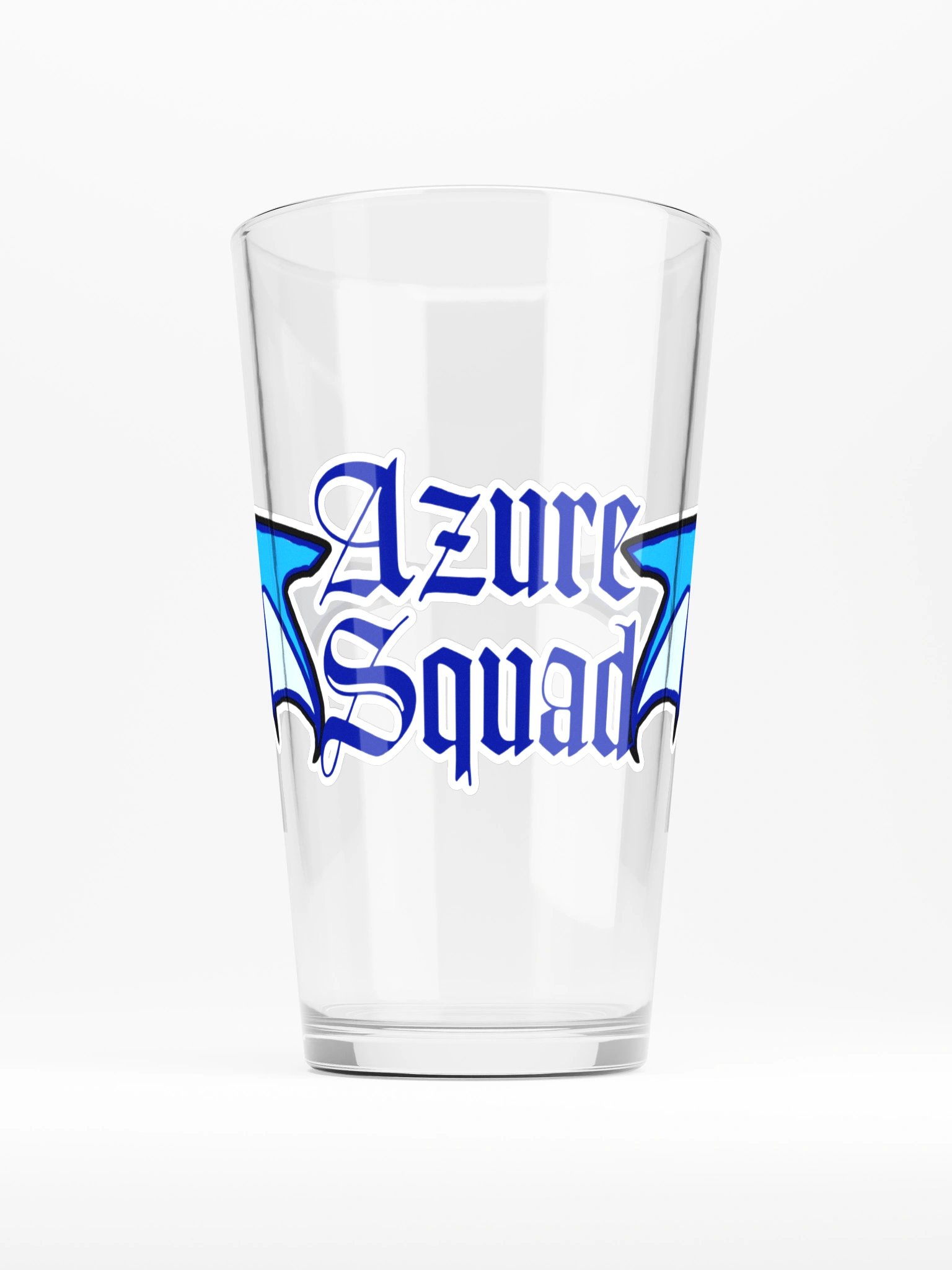 Azure Squad Gothic Wings Pint Glass product image (1)