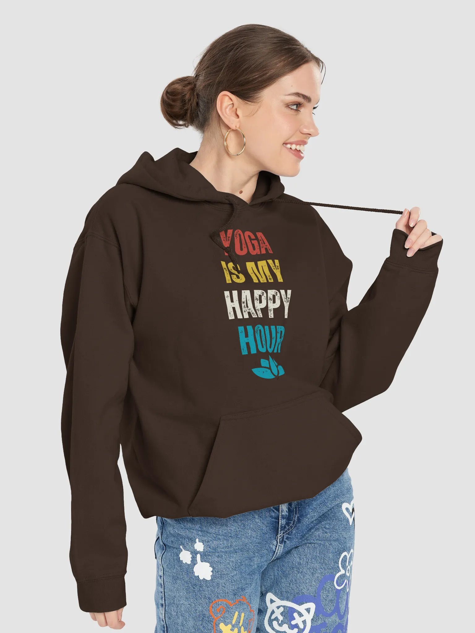 Happy Hour Hoodie - Yoga Enthusiast's Choice product image (32)