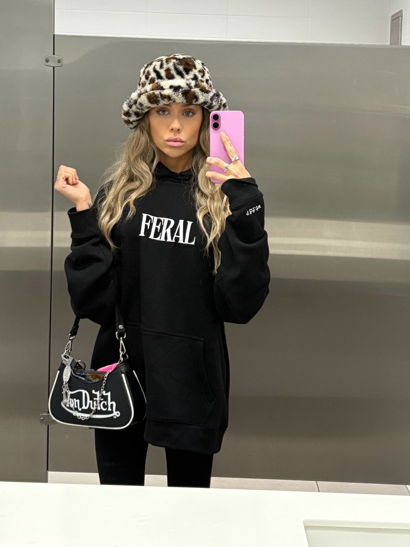 FERAL embroidered hoodie product image (5)