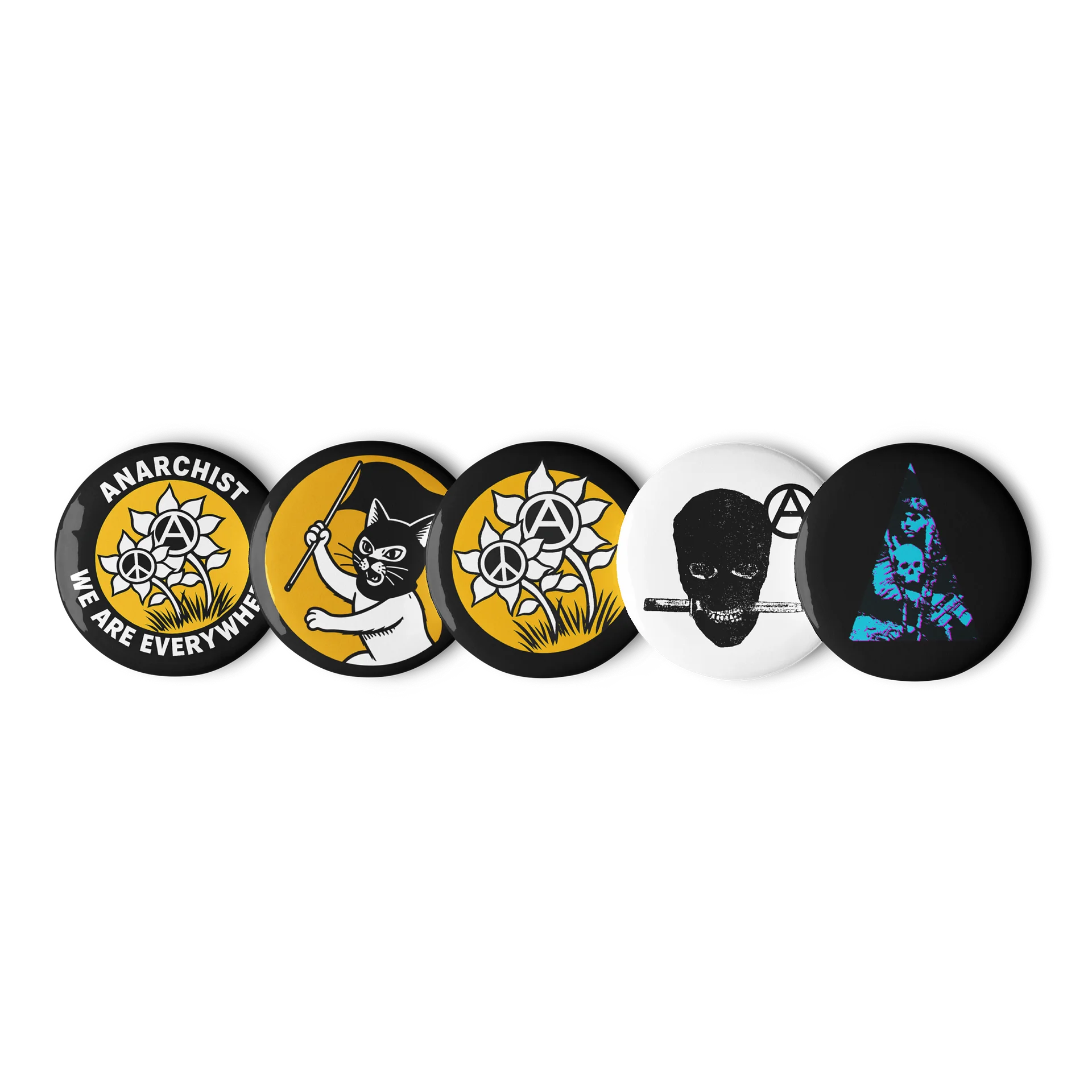 ANARCHIST BUTTON SET #2 product image (1)