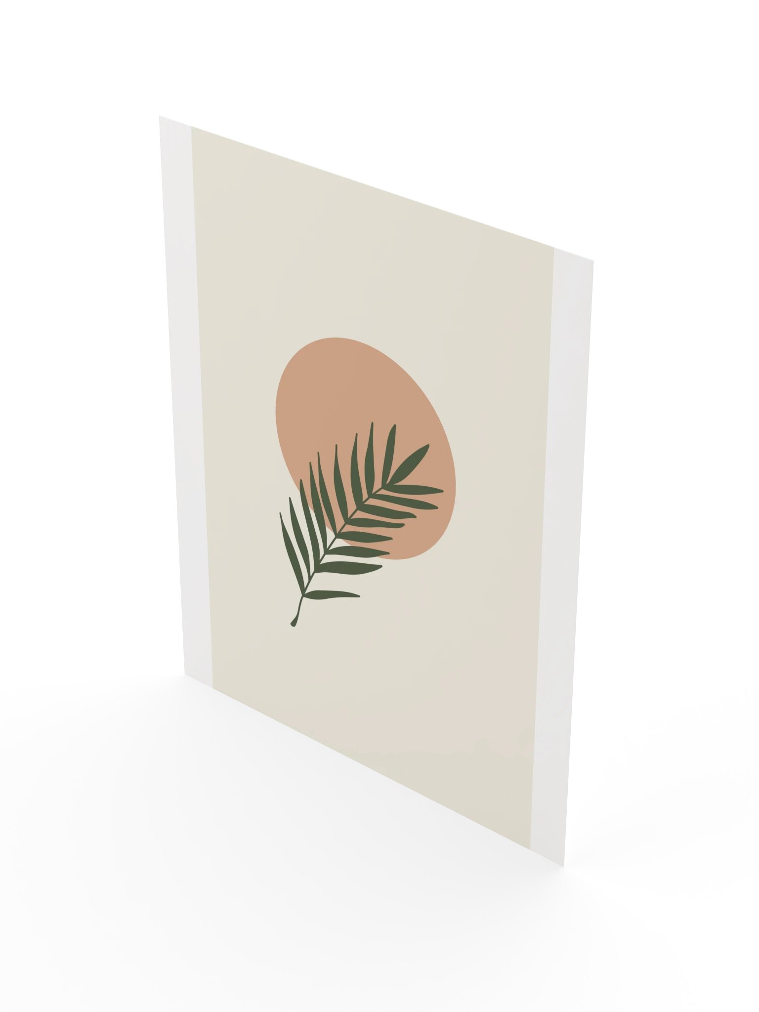 Boho Palm Leaf Sun Print | Botanical Bathroom Wall Art product image (5)