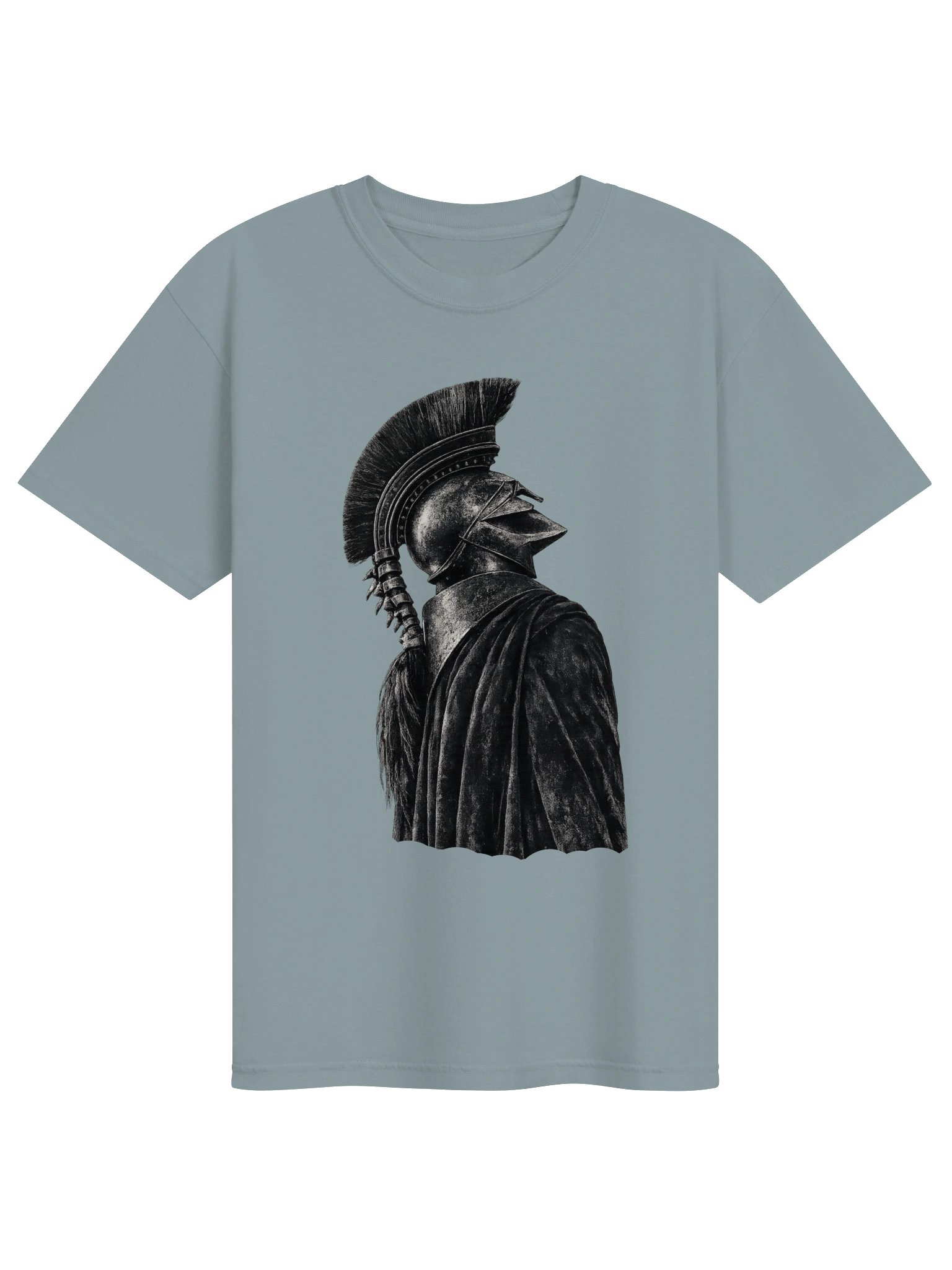 Ancient Spartan Warrior Graphic Tee | Greek Helmet Mythology Shirt product image (2)