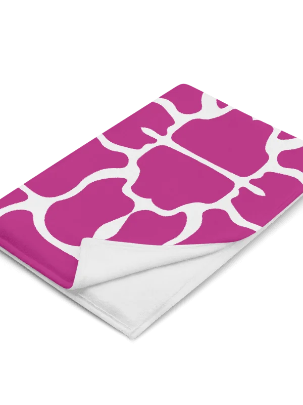 Pink Brick Mosaic Throw Blanket product image (1)