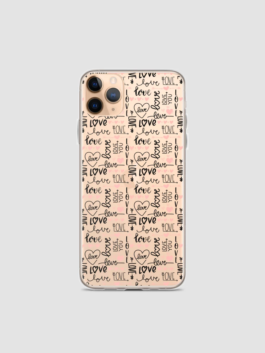 Love and Hearts Pattern iPhone Cover product image (1)