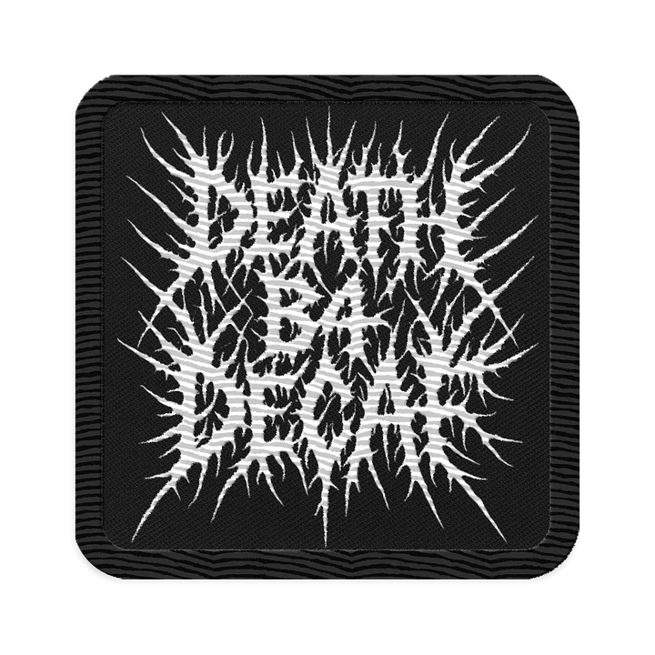 Decaf Metal Embroidered Patch product image (1)