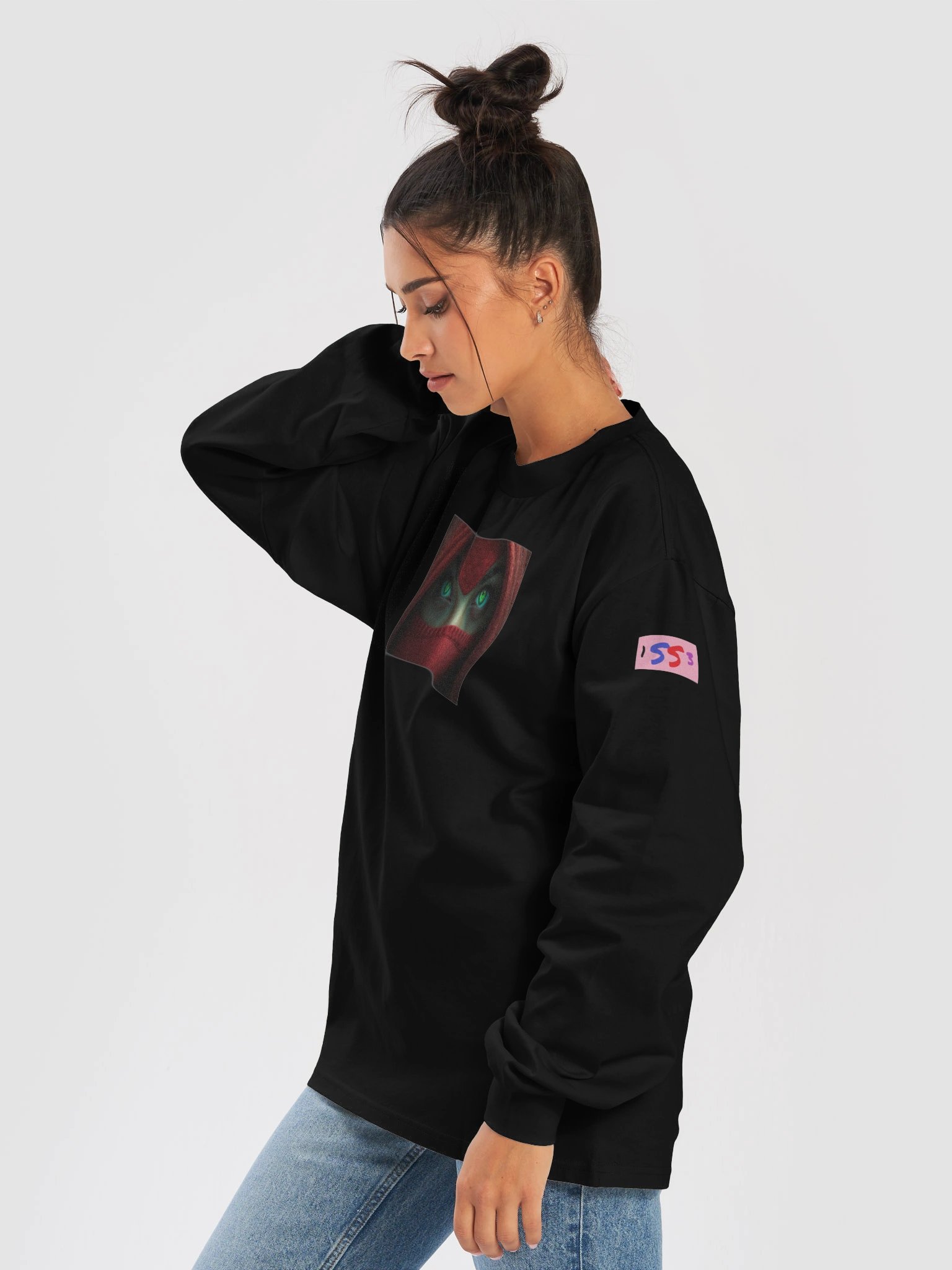 Stylish Stylized Numbers Long Sleeve Shirt product image (7)