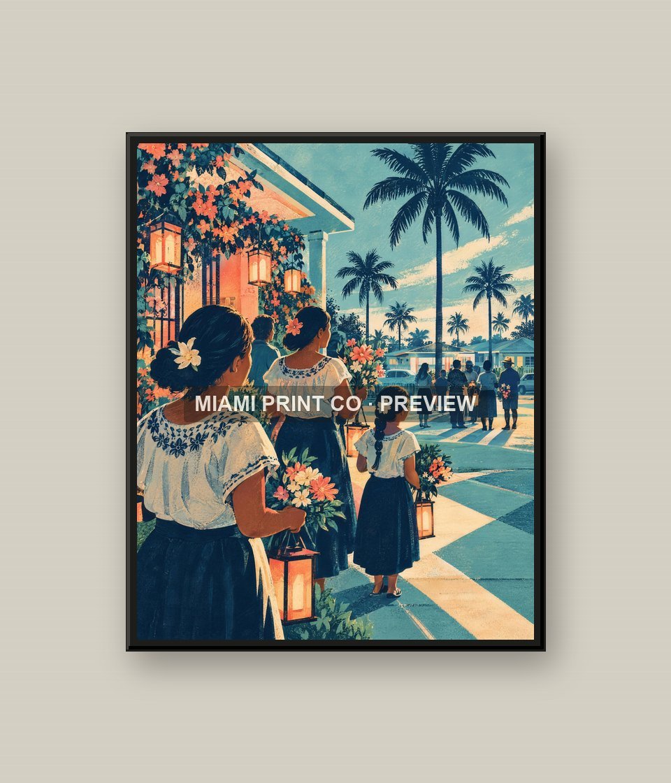 La Gritería in Sweetwater | Framed Art Print product image (1)
