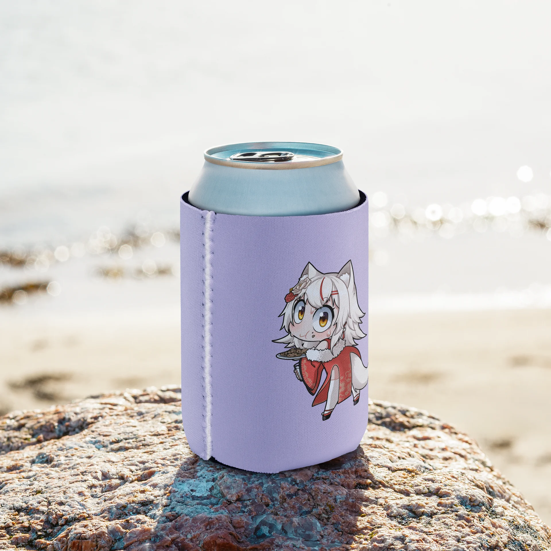 Caught! Coozie with Rose Logo product image (9)