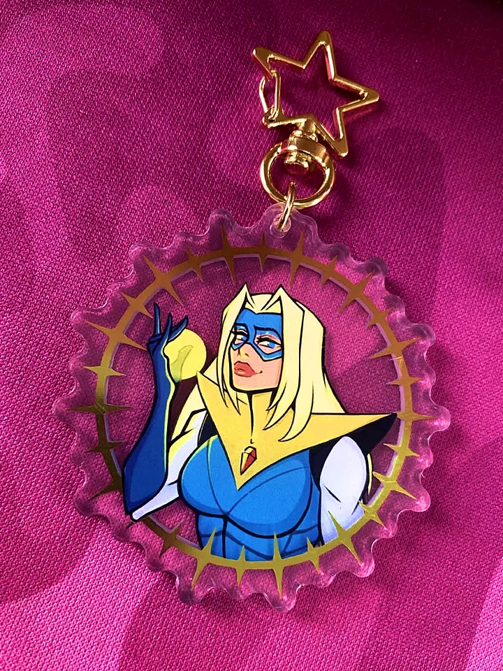 Blonde Blazer Acrylic Keychain product image (2)