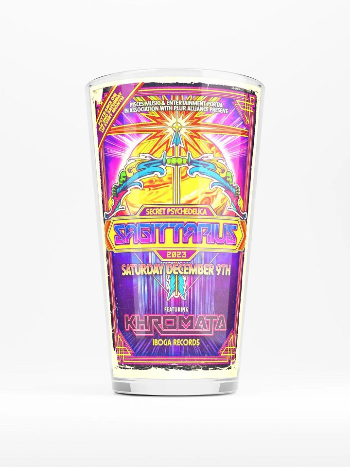 Sagittarius 2023 Shaker Pint Glass product image (1)