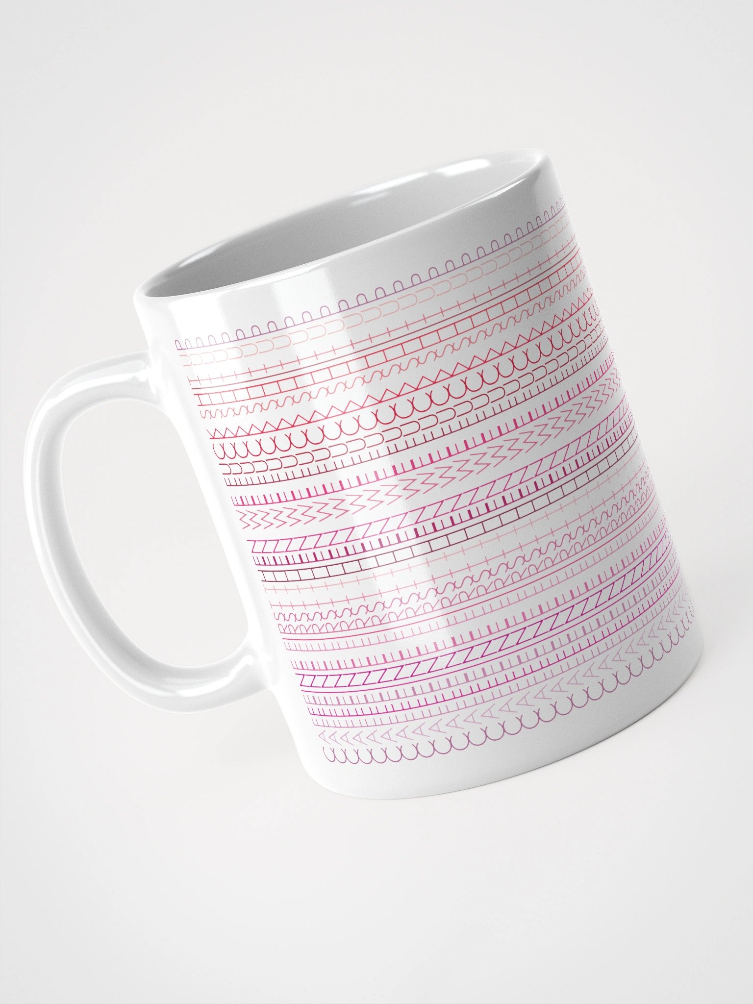 Caffeine 1st Hidden Message White Glossy Mug product image (11)