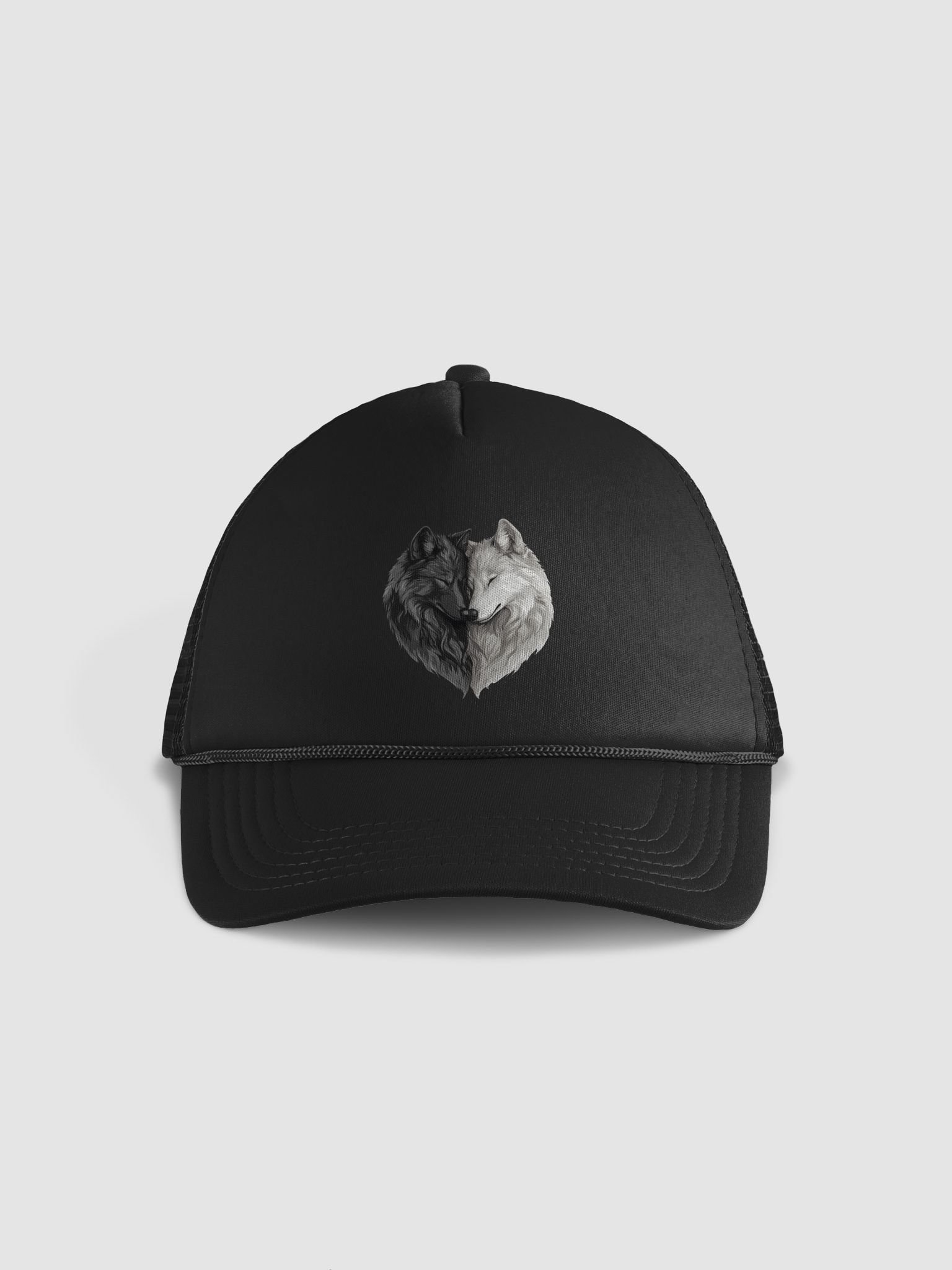 Harmony Wolves Foam Trucker Hat product image (1)