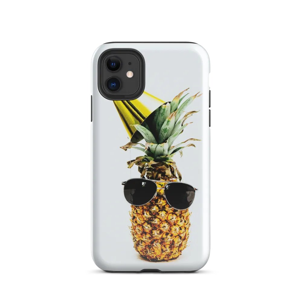 Golden Pineapple Party iPhone® Tough Case - Stylish & Durable Protection product image (2)