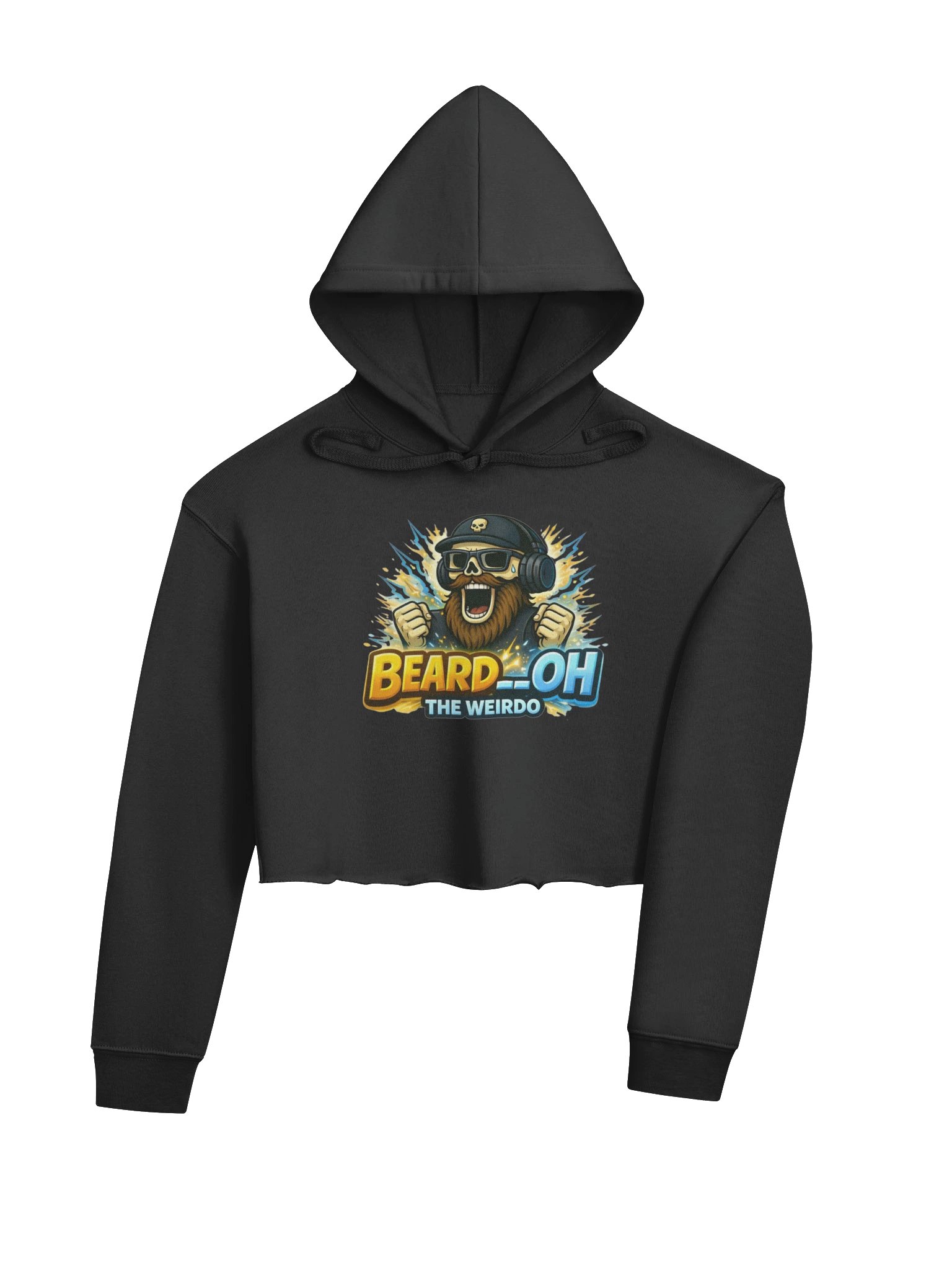 Beard__Oh Fleece Crop Hoodie product image (4)