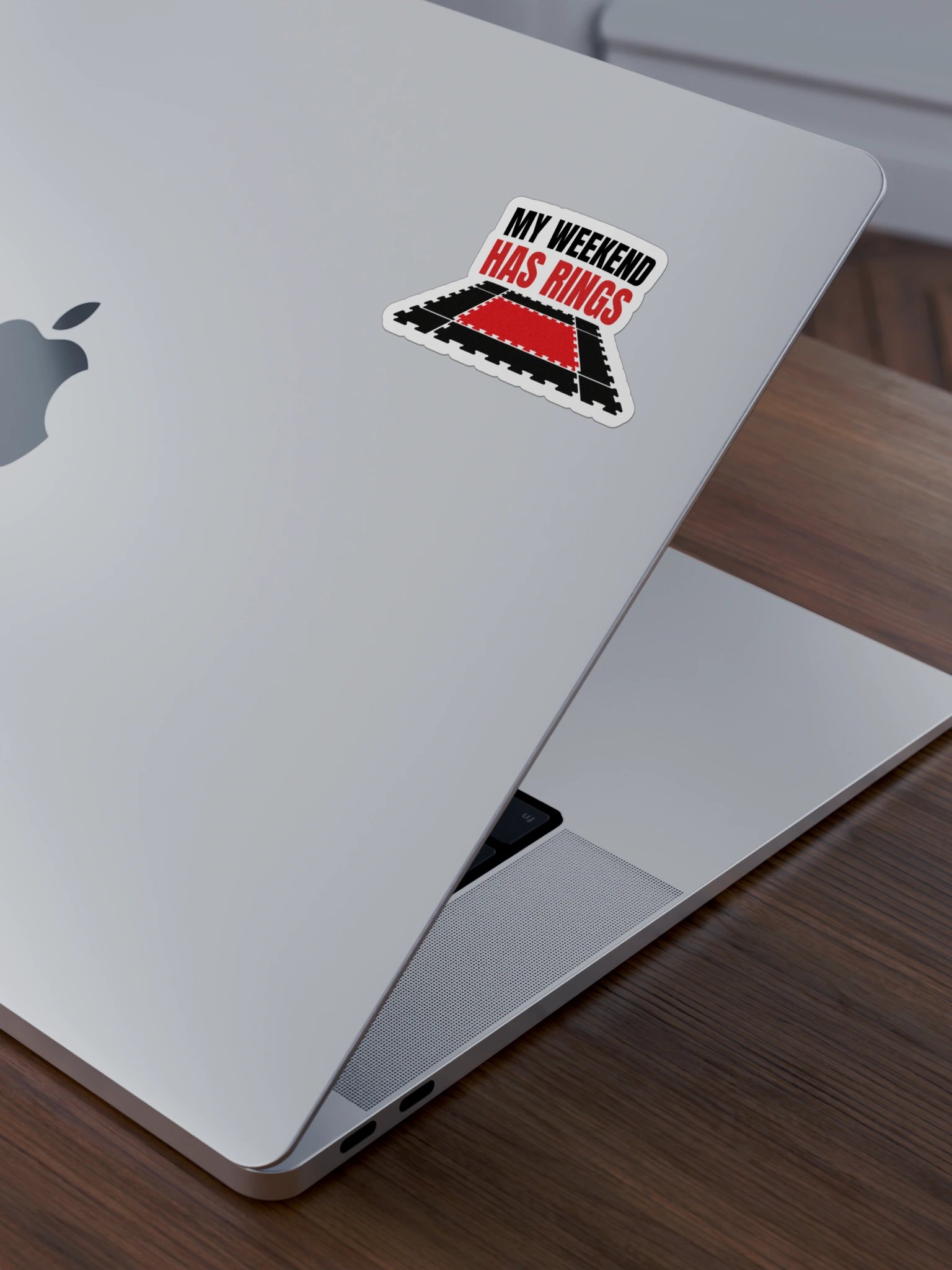 My Weekend Has Rings Die-Cut Sticker product image (5)