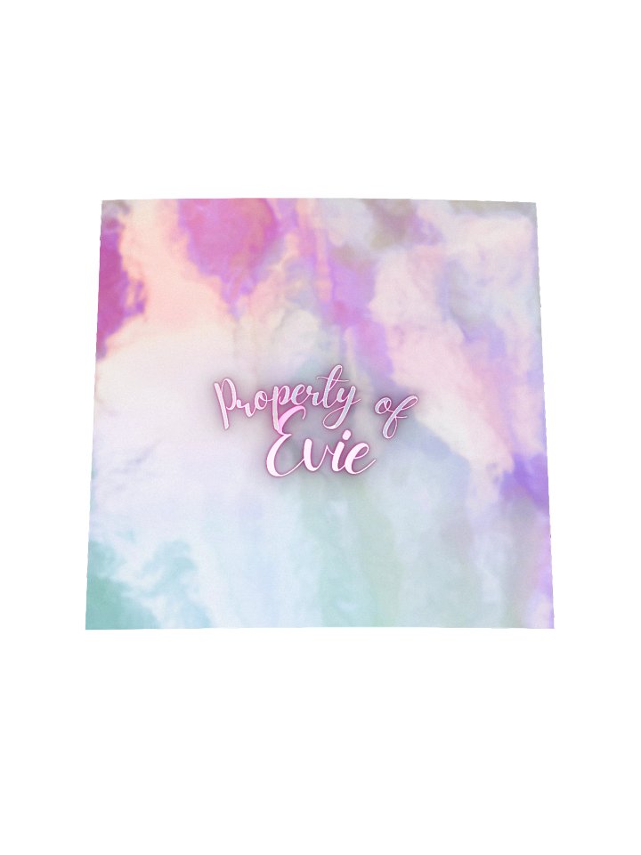 "Property of Evie" Holographic Kiss-Cut Sheet product image (1)