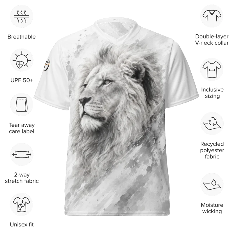 Lion of Faith All-Over Print Jersey product image (4)