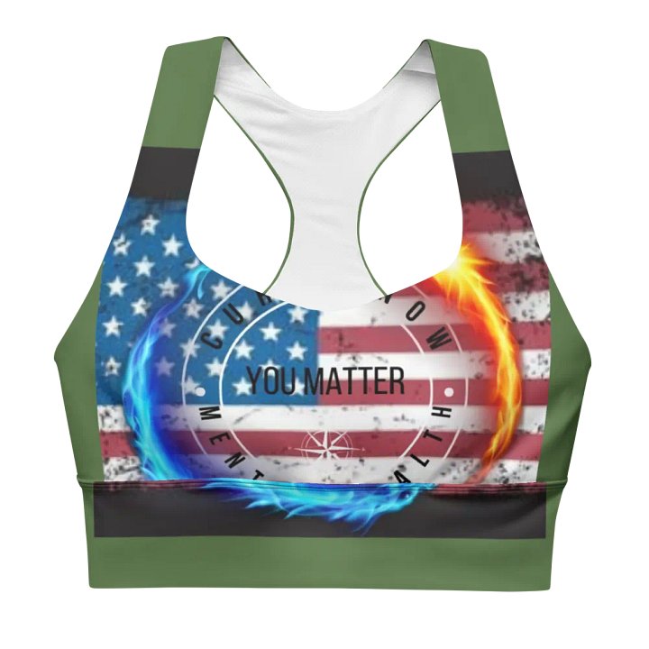 you matter sports bra - Fern Green product image (1)