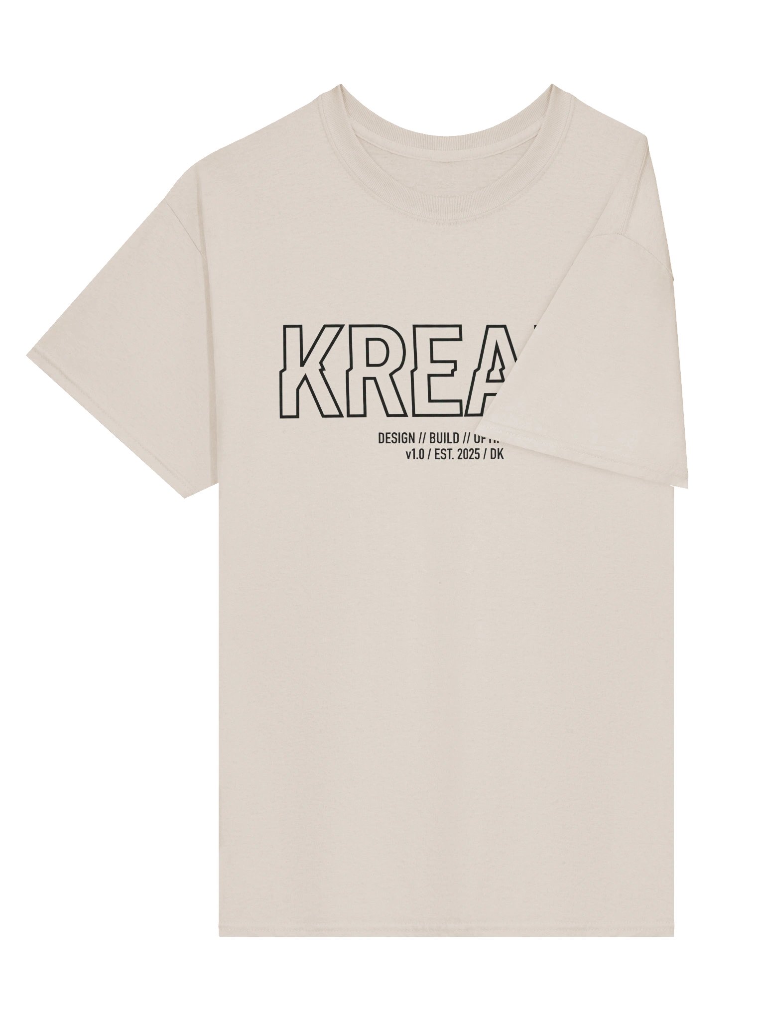 KreaiTive Glitches black print t-shirt product image (3)