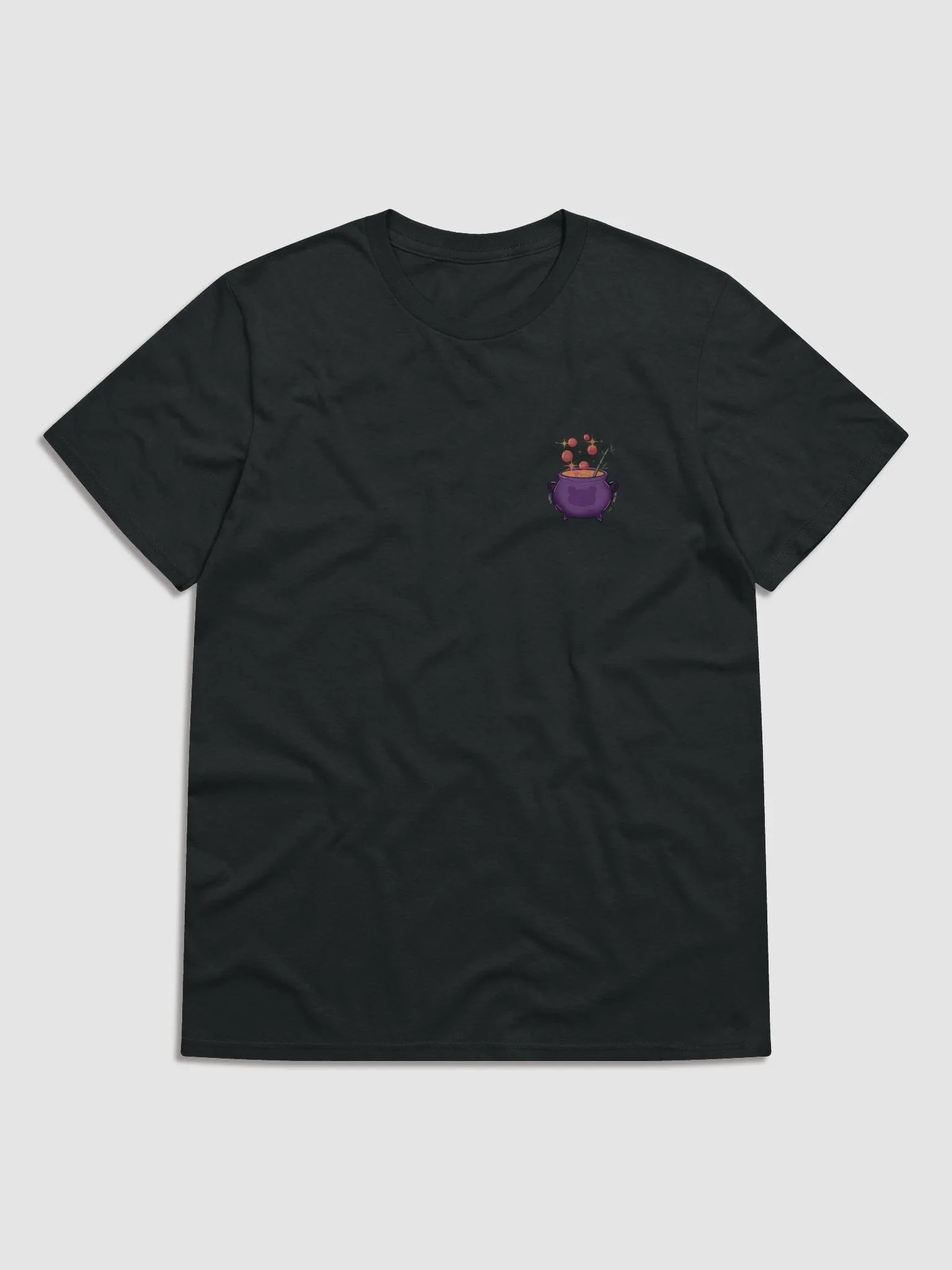 Pumpkin Witch Panda Short Sleeve - Front Design product image (1)