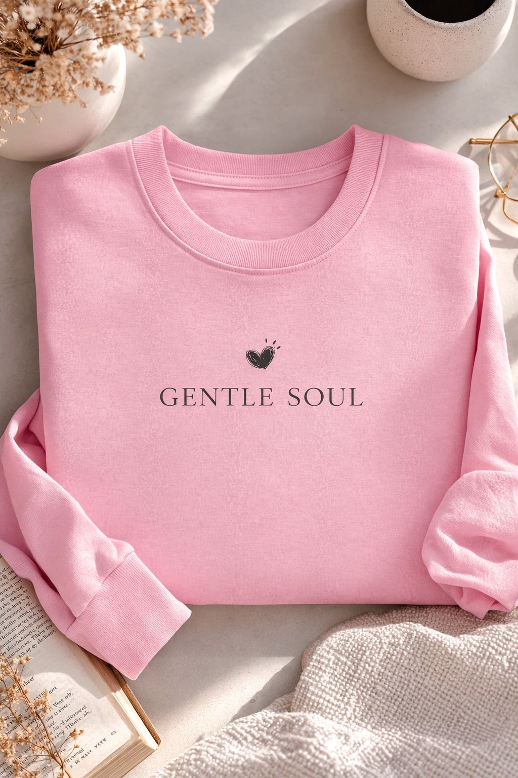 Gentle Soul Aesthetic Minimalist Long Sleeve Shirt product image (3)