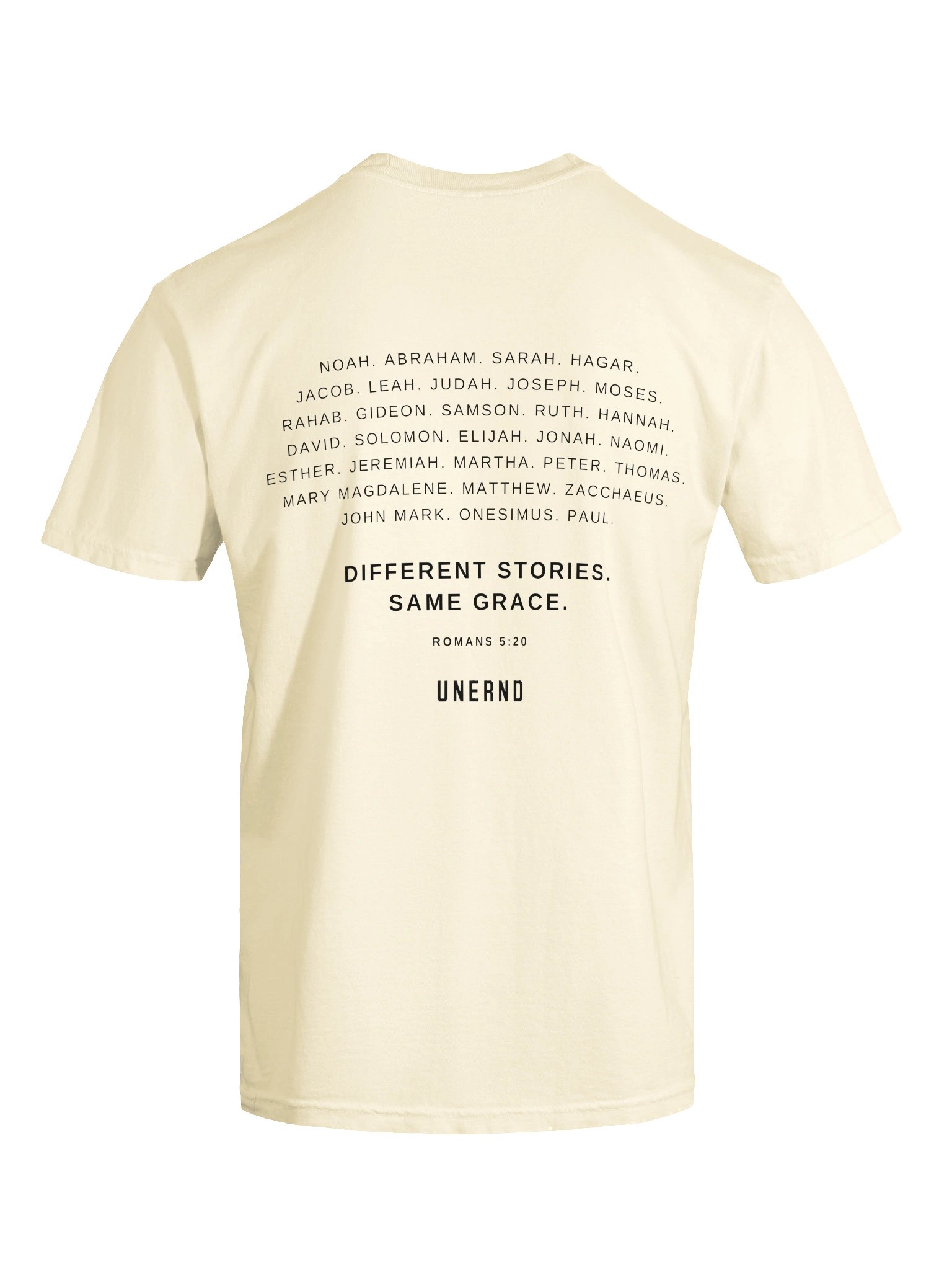 DIFFERENT STORIES. SAME GRACE. — Heavyweight Tee - Ivory product image (11)