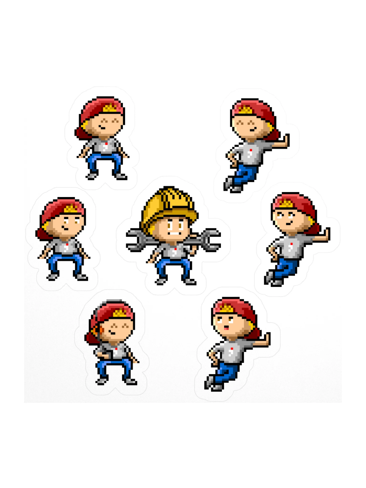 Mini Retro Sticker Sheet product image (1)