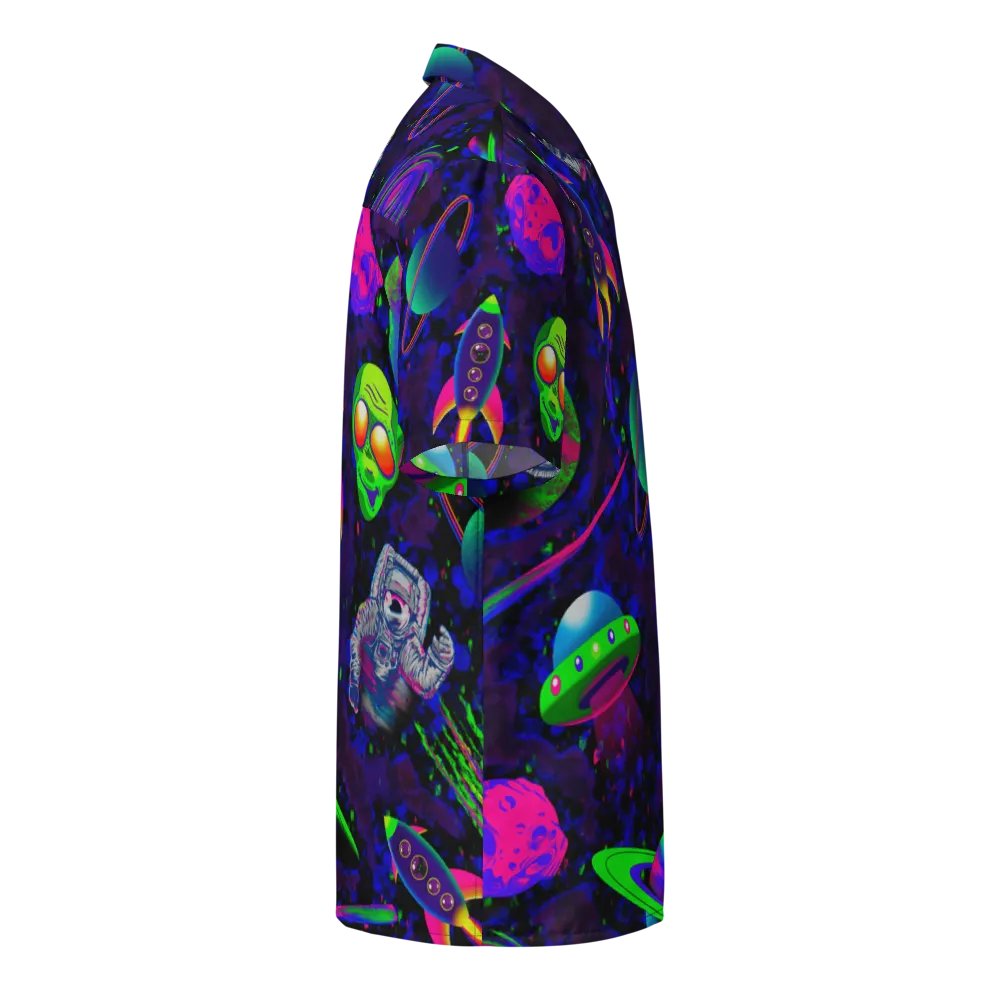 Gamma Galaxy Hawaiian Button up product image (5)