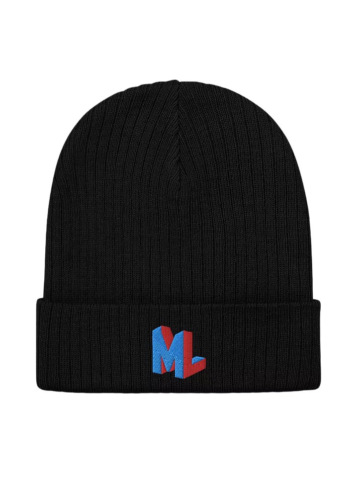 Embroidered Initials - Ribbed Knit Beanie product image (1)