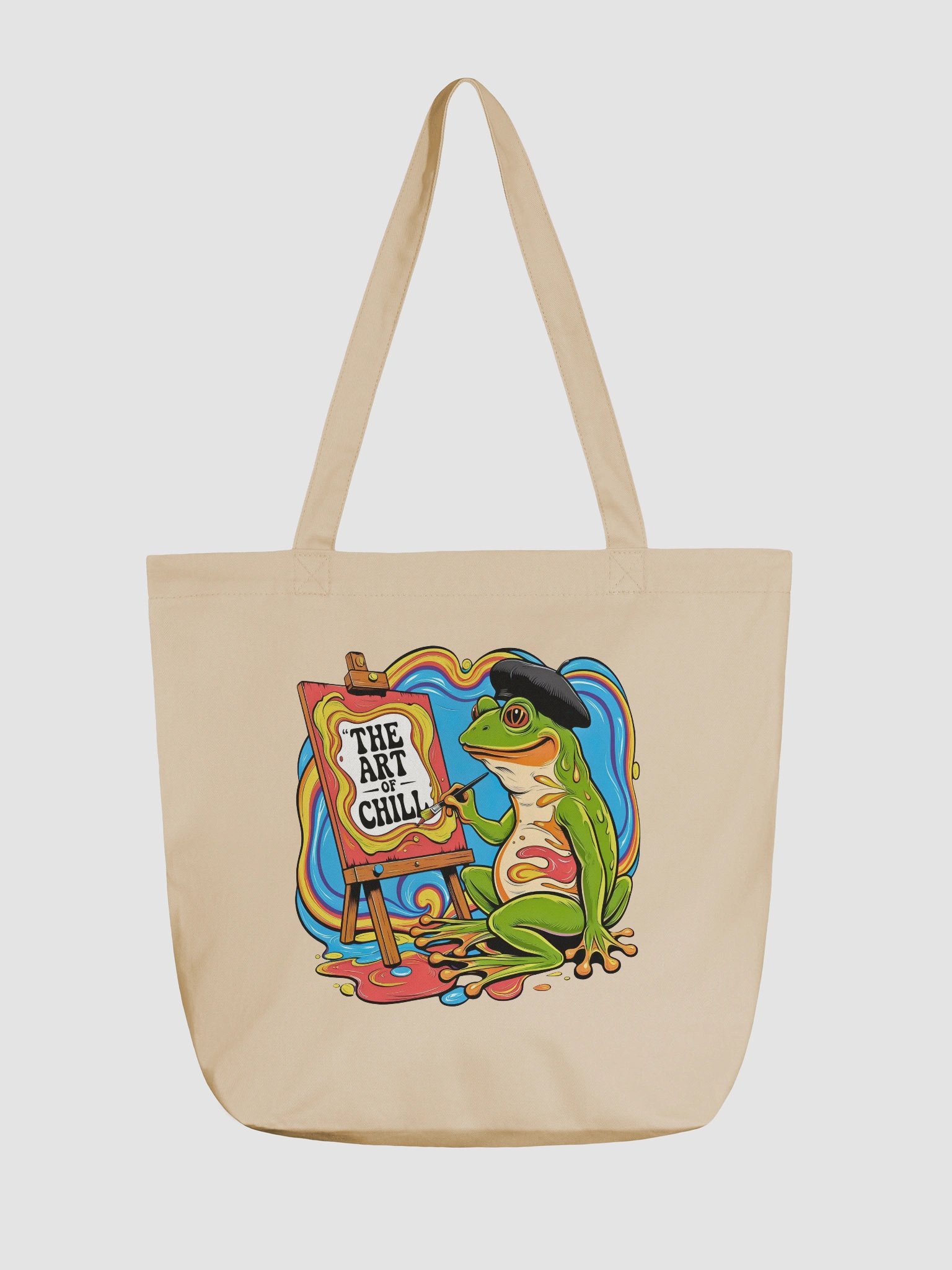 Chill Frog Artistry Tote Bag product image (1)