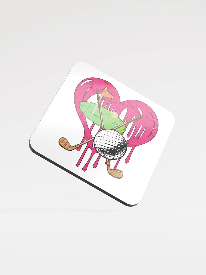 Heart Golf Club And Ball Coaster product image (2)