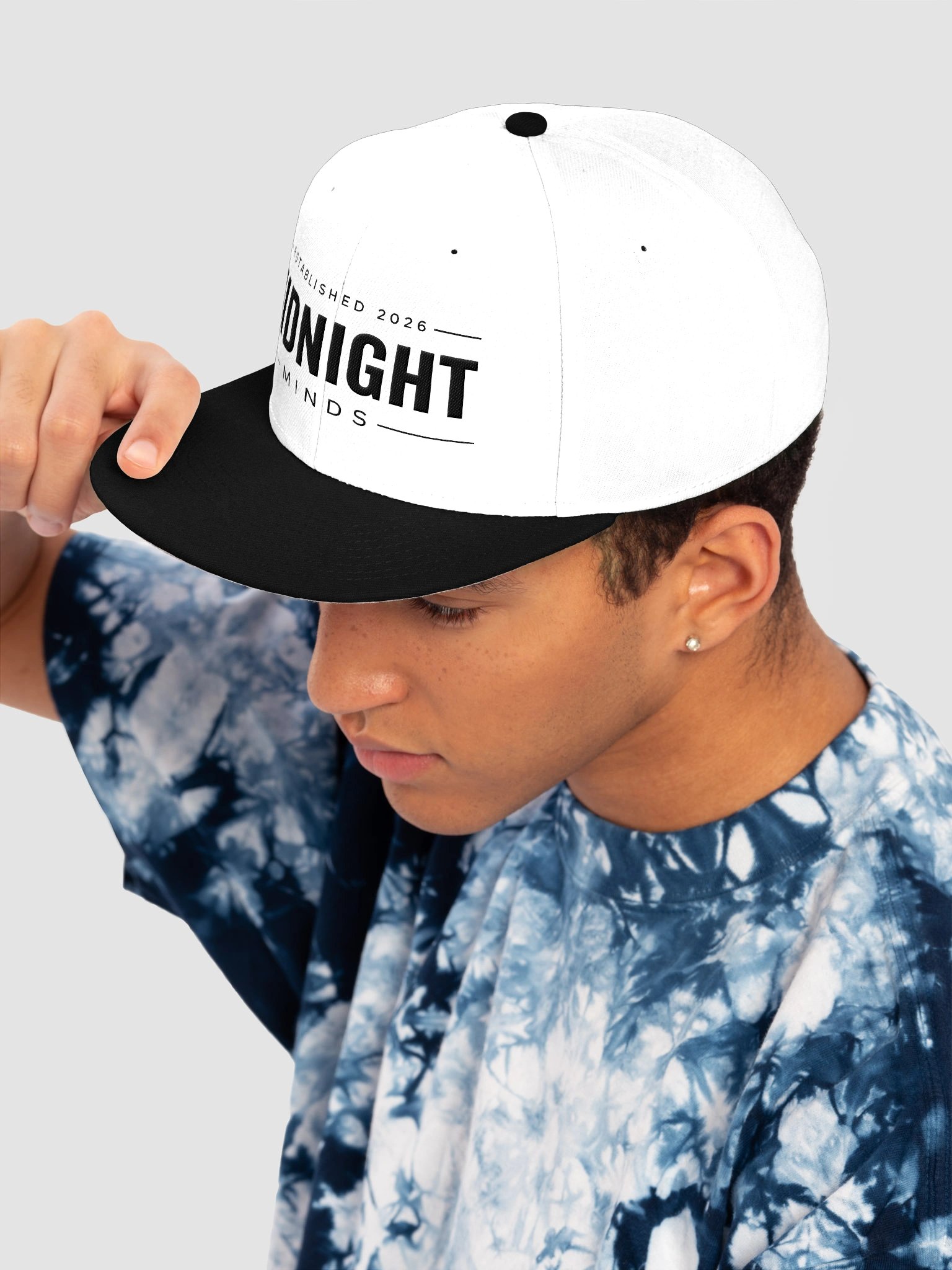 Midnight Minds // White Snapback product image (14)