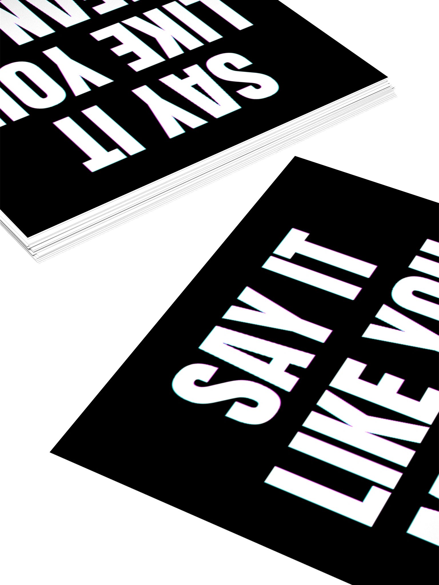 Say It Like You Mean It Sticker product image (11)