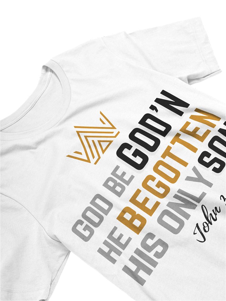 God Be God'n T-Shirt (Gold Silver Black Design) product image (2)