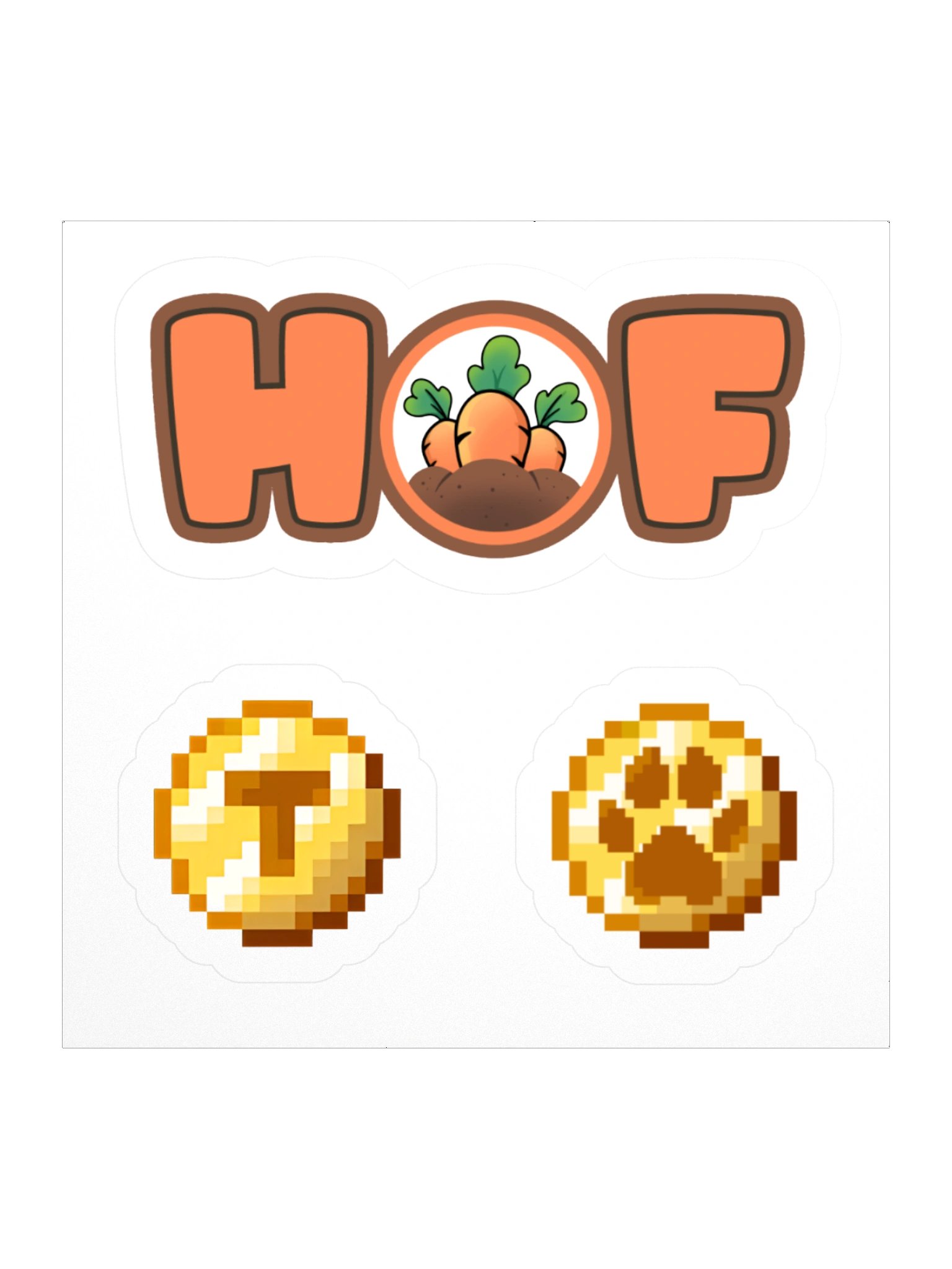 HOF + Tokens Sticker product image (1)