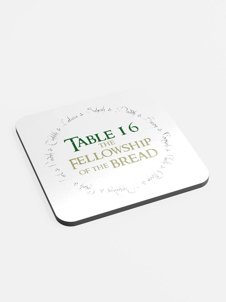 Table 16 - Fellowship of the Bread Coaster product image (2)