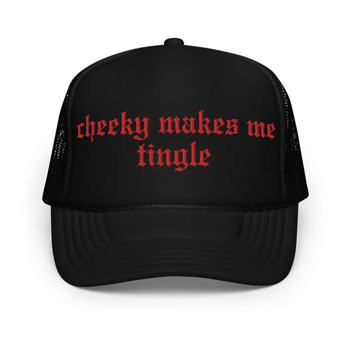 tingle embroidered trucker hat product image (1)