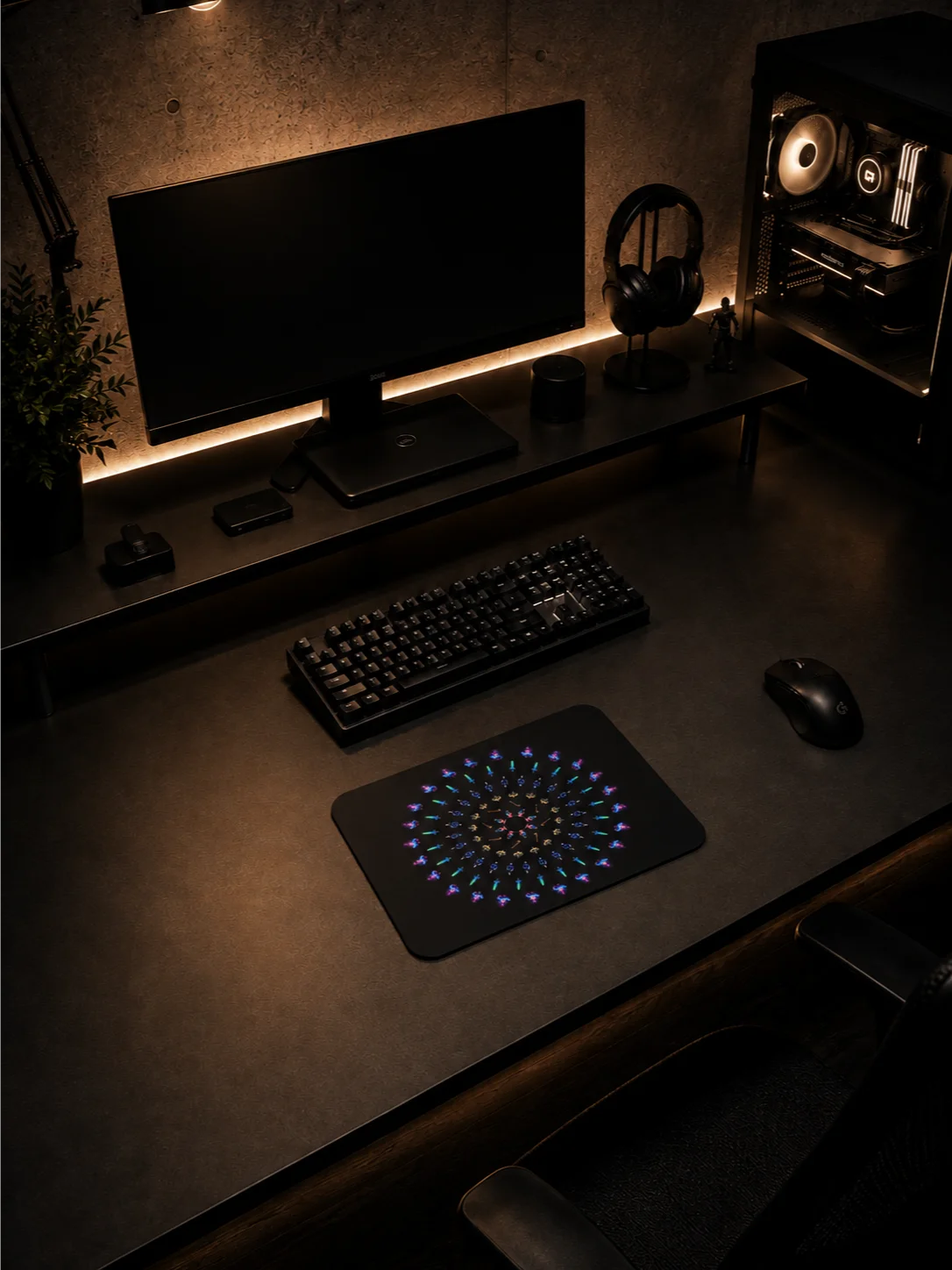 In Magic We Trust Mouse Pad product image (1)
