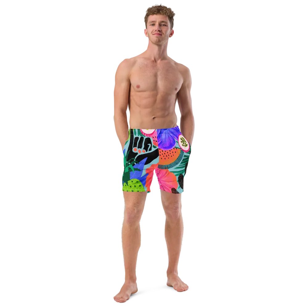 Tropical Fusion All-Over Swim Trunks product image (8)